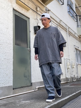 クロ🐑さん(メンズ・168cm)の春コーディネート