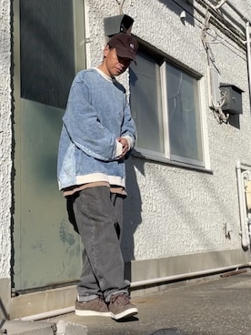 クロ🐑さん(メンズ・168cm)の冬コーディネート