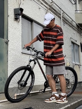 「DC SHOES（ディーシーシューズ）のアイテム（帽子）」を使った、クロ🐑さん（メンズ・168cm）の秋コーディネート