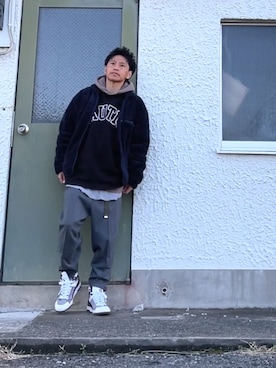 クロ🐑さん(メンズ・168cm)の冬コーディネート