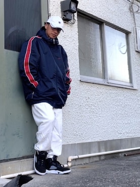 「DC SHOES（ディーシーシューズ）のアイテム（帽子）」を使った、クロ🐑さん（メンズ・168cm）の秋コーディネート