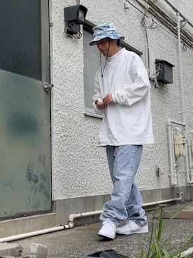 クロ🐑さん（メンズ・168cm）の春コーディネート