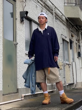 クロ🐑さん（メンズ・168cm）の秋コーディネート