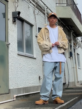 「アイテム（ジャケット/アウター）」を使った、クロ🐑さん（メンズ・168cm・40代）の秋コーディネート