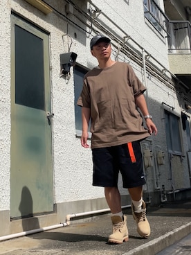 クロ🐑さん（メンズ・168cm）の夏コーディネート