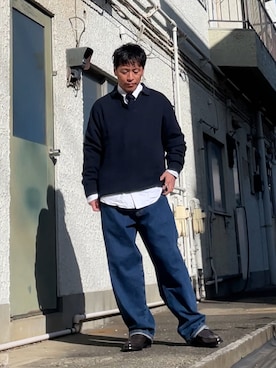 クロ🐑さん(メンズ・168cm)の冬コーディネート