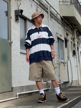 「アイテム（帽子）」を使った、クロ🐑さん（メンズ・168cm・40代）の秋コーディネート