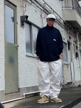 CAHLUMNのチノパンツを使った人気ファッションコーディネート - WEAR