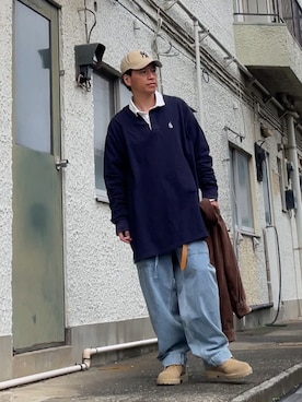 「アイテム（ブーツ）」を使った、クロ🐑さん（メンズ・168cm・40代）の秋コーディネート