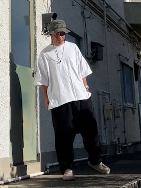 「BIRKENSTOCK（ビルケンシュトック）の＜BIRKENSTOCK＞ネープルズ ラップ サンダル（サンダル）」を使った、クロ🐑さん（メンズ・168cm・40代）の夏コーディネート
