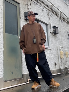 「アイテム（帽子）」を使った、クロ🐑さん（メンズ・168cm・40代）の秋コーディネート