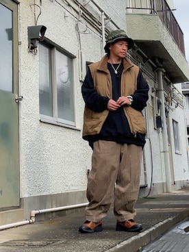 「アイテム（スウェット）」を使った、クロ🐑さん（メンズ・168cm・40代）の秋コーディネート