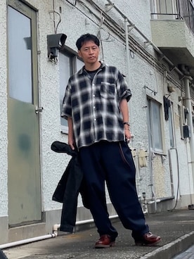 「NAUTICA（ノーティカ）のアイテム」を使った、クロ🐑さん（メンズ・168cm）の秋コーディネート