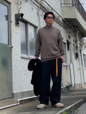 「Timberland（ティンバーランド）のアイテム」を使った、クロ🐑さん（メンズ・168cm）の春コーディネート