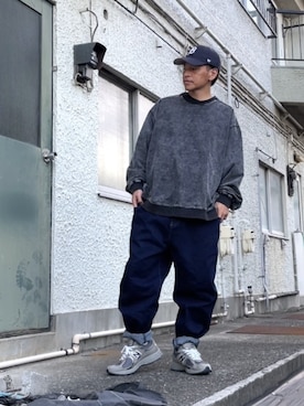 「アイテム（シューズ）」を使った、クロ🐑さん（メンズ・168cm・40代）の秋コーディネート