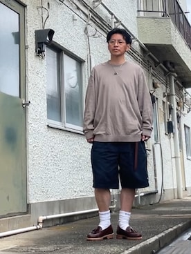 「Timberland（ティンバーランド）のアイテム」を使った、クロ🐑さん（メンズ・168cm）の夏コーディネート