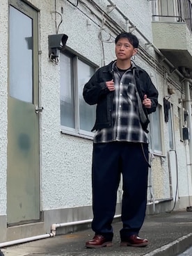 クロ🐑さん（メンズ・168cm・50代）の秋コーディネート