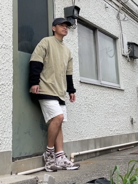 クロ🐑さん（メンズ・168cm）の春コーディネート