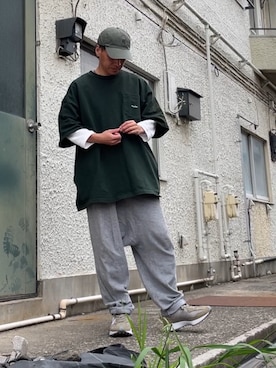 クロ🐑さん（メンズ・168cm）の春コーディネート