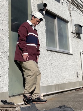 クロ🐑さん（メンズ・168cm）の春コーディネート