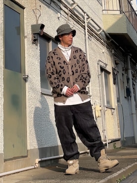 「アイテム（帽子）」を使った、クロ🐑さん（メンズ・168cm・40代）の冬コーディネート