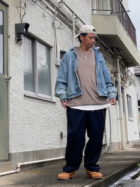 クロ🐑さん（メンズ・168cm）の秋コーディネート