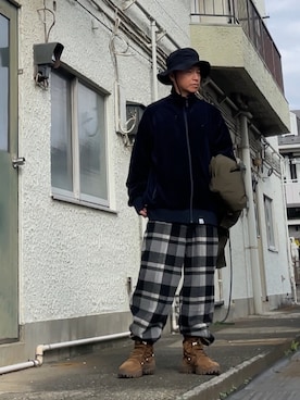 「アイテム（ブルゾン）」を使った、クロ🐑さん（メンズ・168cm・40代）の冬コーディネート