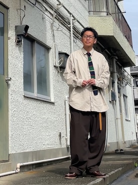 クロ🐑さん（メンズ・168cm）の秋コーディネート