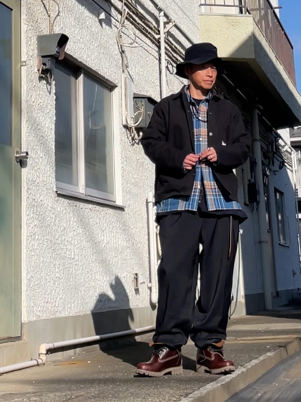 CAHLUMN/カウラム Polyester 1 Tuck Slacks Pant/ポリエステル 1タック