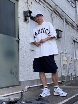 「DC SHOES（ディーシーシューズ）のアイテム（帽子）」を使った、クロ🐑さん（メンズ・168cm）の秋コーディネート