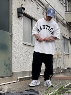 クロ🐑さん（メンズ・168cm）の春コーディネート