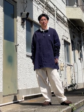 「Paraboot（パラブーツ）のアイテム」を使った、クロ🐑さん（メンズ・168cm）の春コーディネート