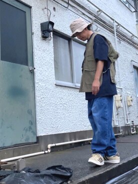 クロ🐑さん（メンズ・168cm）の秋コーディネート