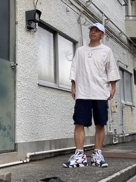 「DC SHOES（ディーシーシューズ）のアイテム（帽子）」を使った、クロ🐑さん（メンズ・168cm）の夏コーディネート