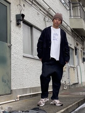 クロ🐑さん（メンズ・168cm）の秋コーディネート