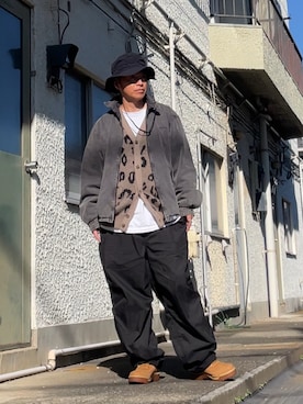 「アイテム（シューズ）」を使った、クロ🐑さん（メンズ・168cm・40代）の秋コーディネート