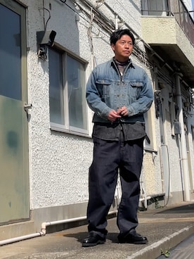 「REGAL Shoe & Co.（リーガル シューアンドカンパニー）のアイテム」を使った、クロ🐑さん（メンズ・168cm）の春コーディネート