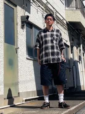 クロ🐑さん（メンズ・168cm）の夏コーディネート