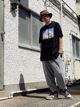 クロ🐑さん（メンズ・168cm）の夏コーディネート