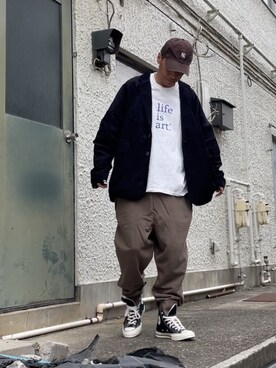 クロ🐑さん（メンズ・168cm）の秋コーディネート