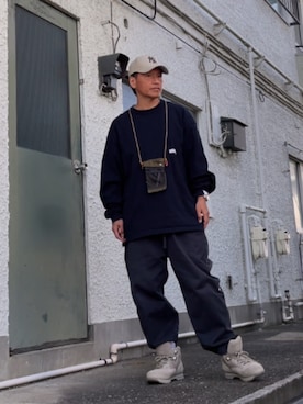 「アイテム（帽子）」を使った、クロ🐑さん（メンズ・168cm・40代）の秋コーディネート