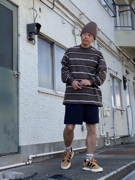 クロ🐑さん（メンズ・168cm）の秋コーディネート