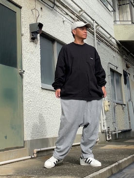 「アイテム（帽子）」を使った、クロ🐑さん（メンズ・168cm・40代）の秋コーディネート