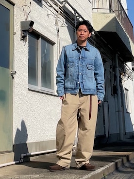 クロ🐑さん（メンズ・168cm）の春コーディネート