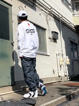 「DC SHOES（ディーシーシューズ）のアイテム（帽子）」を使った、クロ🐑さん（メンズ・168cm）の秋コーディネート