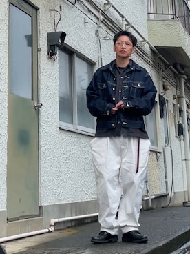 「GAP（ギャップ）のアイテム」を使った、クロ🐑さん（メンズ・168cm）の秋コーディネート