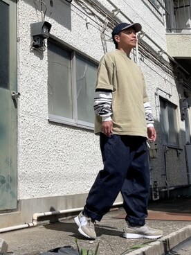 クロ🐑さん（メンズ・168cm）の春コーディネート