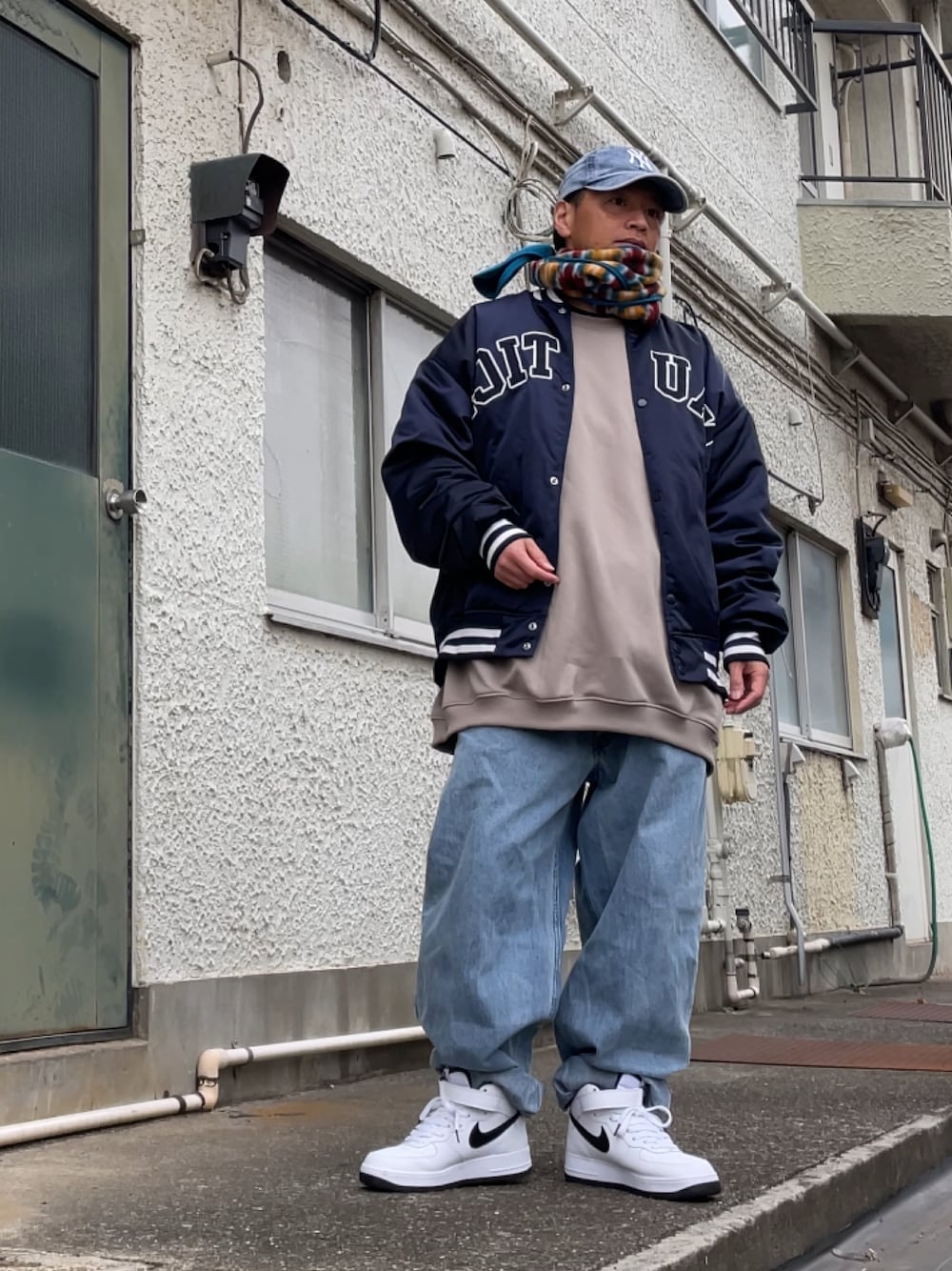 NAUTICA/ノーティカ Reversible Varsity Jacket/リバーシブル ヴァー