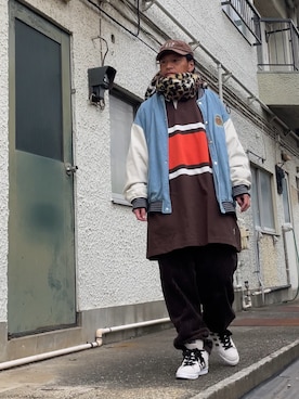 クロ🐑さんの「NAUTICA/ノーティカ Corduroy Pants 2.0」を使ったコーディネート