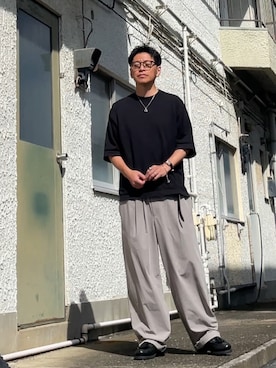クロ🐑さん（メンズ・168cm）の秋コーディネート